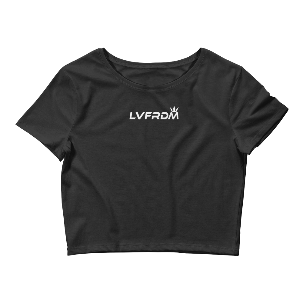 The Live Freedom "NEW QUEEN" Graphic Crop Tshirt - Live Freedom Brand