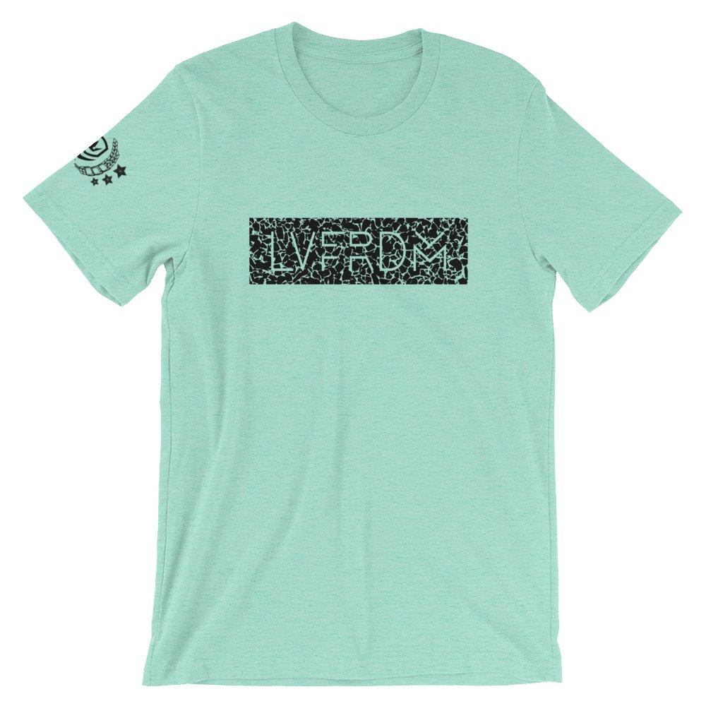 Live Freedom Brand CRACKED graphic T-shirt - Live Freedom Brand