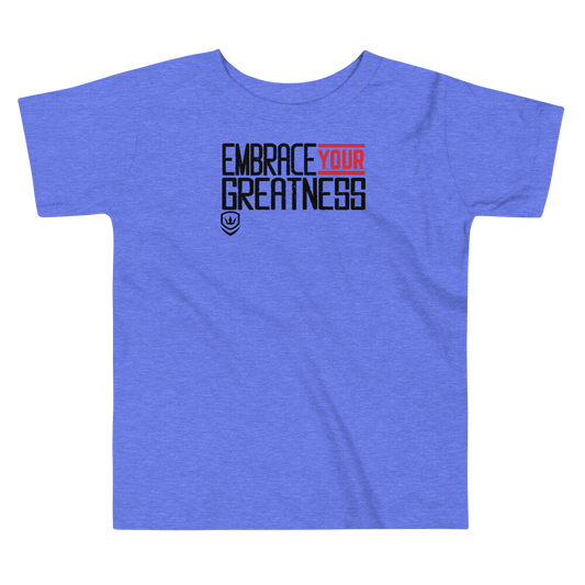 Live Freedom Brand Toddler "Embrace your Greatness" graphic t-shirt - Live Freedom Brand