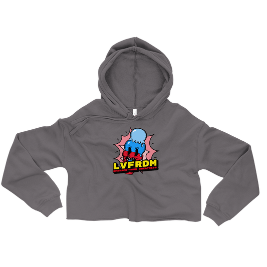 Live Freedom Brand "Ice Cream" Crop top hoodie - Live Freedom Brand