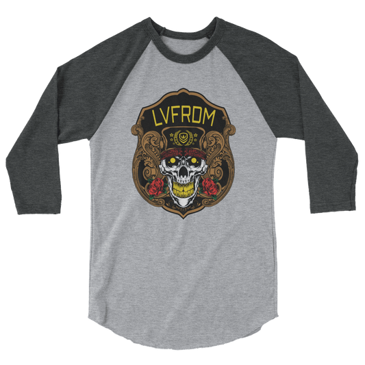 Live Freedom Brand 3/4 Ragland  Baseball Tee - Live Freedom Brand