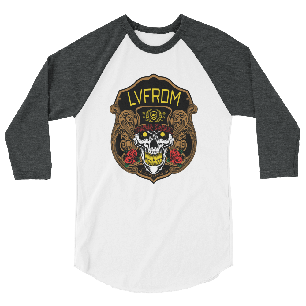 Live Freedom Brand 3/4 Ragland  Baseball Tee - Live Freedom Brand