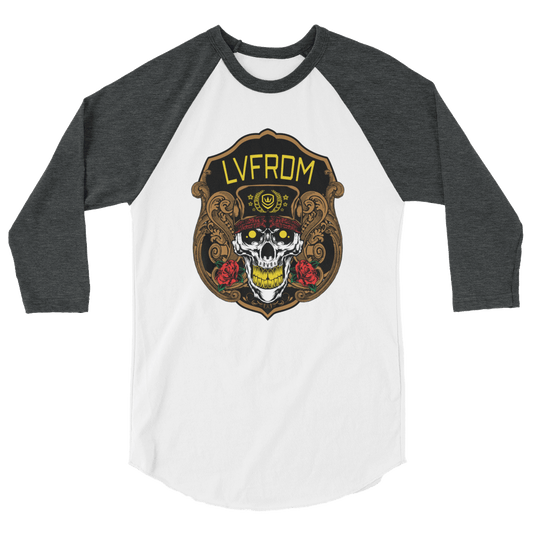 Live Freedom Brand 3/4 Ragland  Baseball Tee - Live Freedom Brand