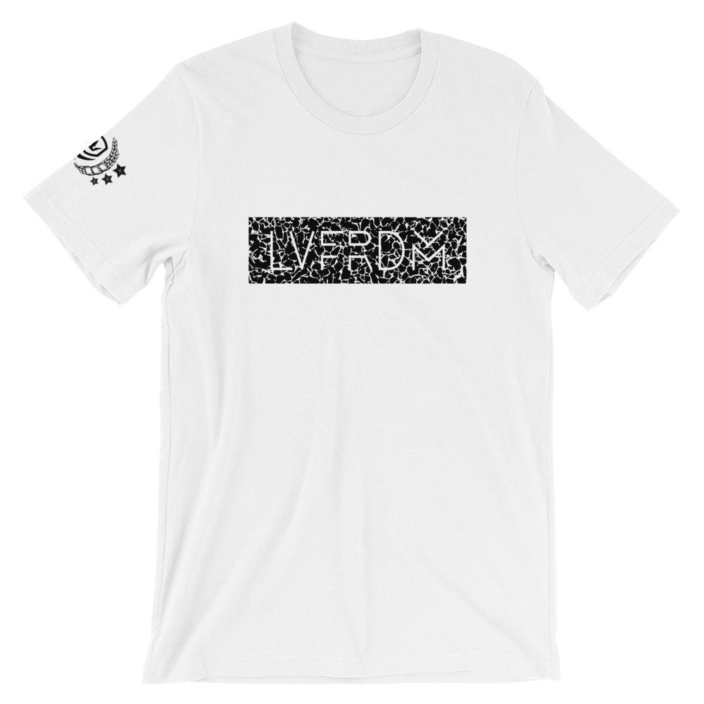 Live Freedom Brand CRACKED graphic T-shirt - Live Freedom Brand