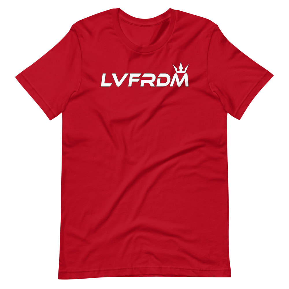 Live Freedom Brand "NEW KING" (RED/BLUE) short sleeve t-shirt - Live Freedom Brand