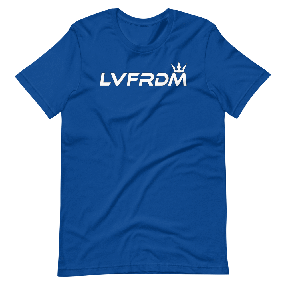 Live Freedom Brand "NEW KING" (RED/BLUE) short sleeve t-shirt - Live Freedom Brand