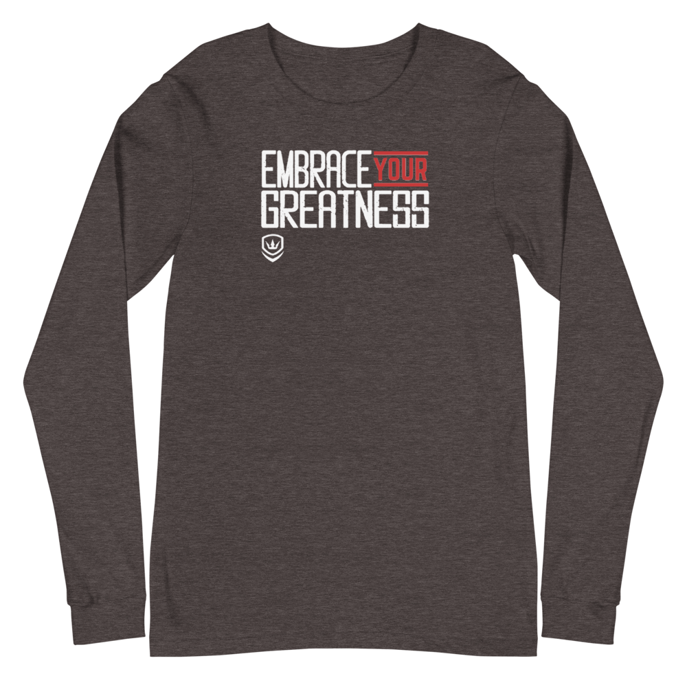 Live Freedom Brand "EMBRACE YOUR GREATNESS" Long sleeve shirt - Live Freedom Brand
