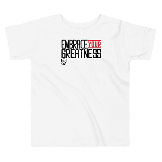 Live Freedom Brand Toddler "Embrace your Greatness" graphic t-shirt - Live Freedom Brand