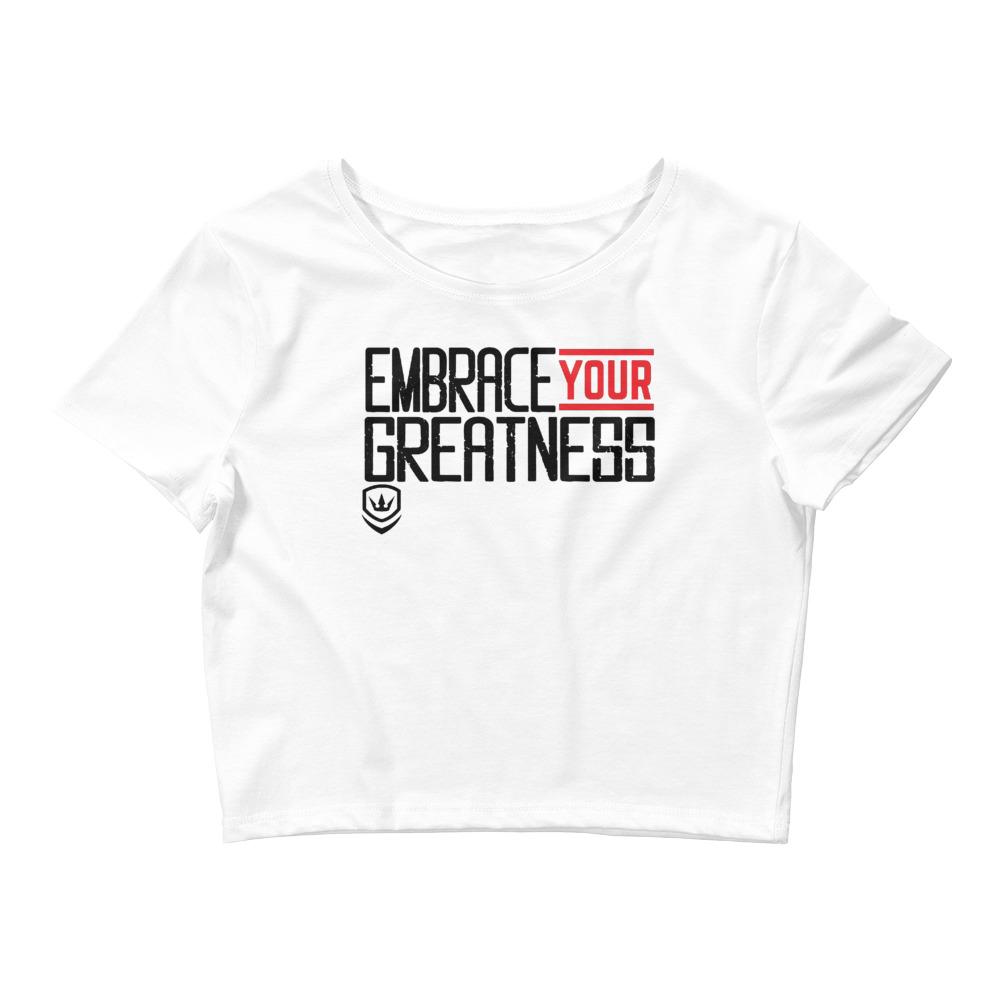 The Live Freedom "EMBRACE YOUR GREATNESS" Crop Tee - Live Freedom Brand